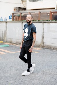 ザック グレアさん - ヴィンテージ(vintage)、トップマン(TOPMAN)｜原宿ストリートスナップ - 写真2