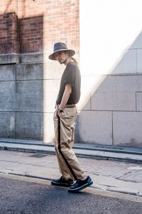 佐藤 友哉さん - ベッドフォード(BED j.w. FORD)、ランバン(LANVIN)｜原宿ストリートスナップ - 写真1