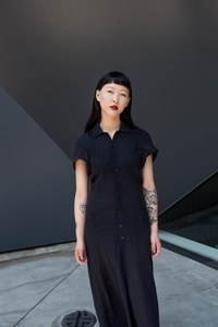 レベッカ ユーさん - エムエム6 メゾン マルジェラ(MM6 Maison Margiela)｜原宿ストリートスナップ - 写真2