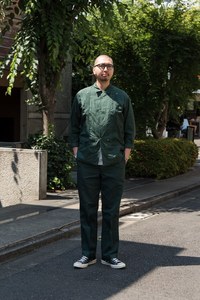 松下 純さん - アンユーズド(UNUSED)、ディッキーズ(Dickies)｜原宿ストリートスナップ - 写真1