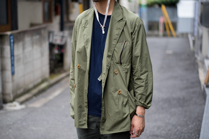 ユー セオン キムさん - キャプテン サンシャイン(KAPTAIN SUNSHINE)、エンジニアド ガーメンツ(ENGINEERED GARMENTS)｜原宿ストリートスナップ - 写真3