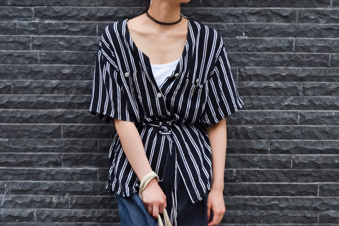 小林 加奈さん - 古着(ユーズド)(USED)、プチバトー(PETIT BATEAU)｜原宿ストリートスナップ - 写真3