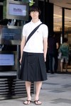 オクダさん - コム デ ギャルソン(COMME des GARÇONS)、フレッドペリー(FRED PERRY)｜原宿ストリートスナップ2