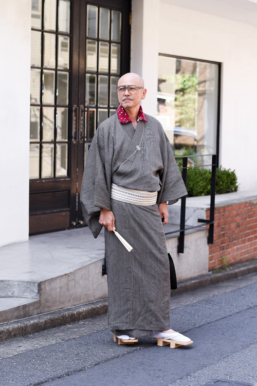 埜田 容生さん - 竺仙(CHIKUSEN)｜青山・表参道ストリートスナップ - 写真1