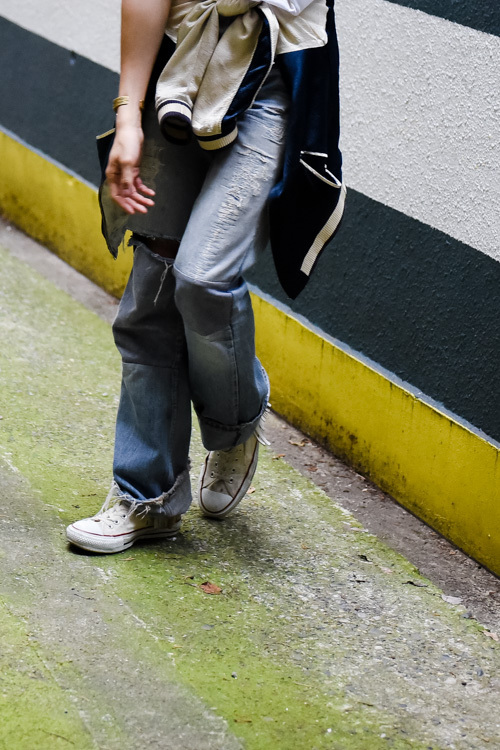 秋元 夏生さん - 古着(ユーズド)(USED)、コンバース トウキョウ(CONVERSE TOKYO)｜原宿ストリートスナップ - 写真4