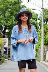 稲川 透さん - 古着(ユーズド)(USED)、ヴァンズ(Vans)｜原宿ストリートスナップ - 写真2