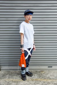 宿谷 愛里さん - ファセッタズム(FACETASM)、ガンリュウ(GANRYU)｜原宿ストリートスナップ - 写真1