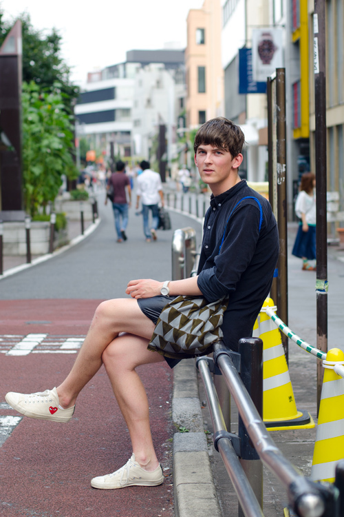 ジェイコブさん - アメリカンアパレル(American Apparel)、コム デ ギャルソン(COMME des GARÇONS)｜原宿ストリートスナップ1