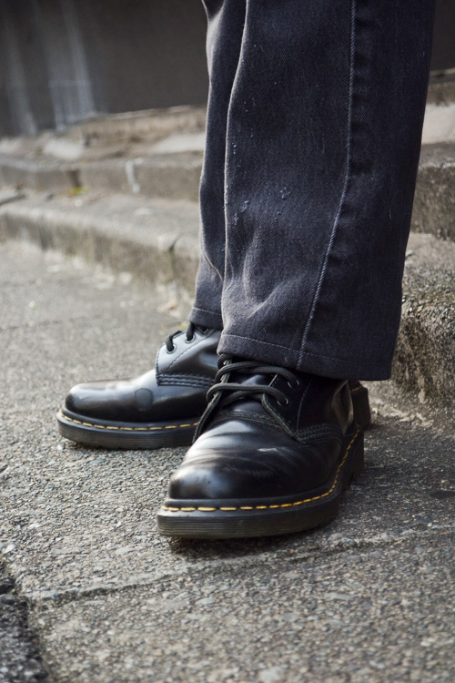 濱田 凪さん - 古着(ユーズド)(USED)、ドクターマーチン(Dr. Martens)｜原宿ストリートスナップ - 写真4