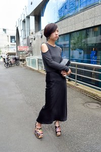 キンジョウ マリアさん - エイチ＆エム(H&M)、ジェフリーキャンベル(Jeffrey Campbell)｜原宿ストリートスナップ - 写真1