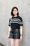 溝口 郁海さん - アズール バイ マウジー(AZUL by moussy)、ザラ(ZARA)｜原宿ストリートスナップ2