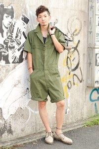 ウエジョウ カズマさん - 古着(ユーズド)(USED)、ドクターマーチン(Dr. Martens)｜原宿ストリートスナップ - 写真1