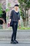 藤岡 匠海さん - ジョージコックス(GEORGE COX)、スビ(ksubi)｜原宿ストリートスナップ1