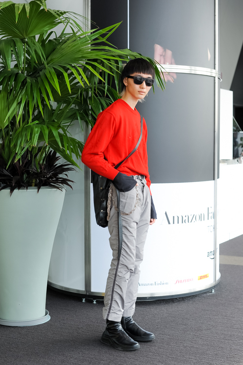 渡辺 光哉さん - バレンシアガ(BALENCIAGA)、アトウ(ato)｜渋谷ストリートスナップ - 写真1