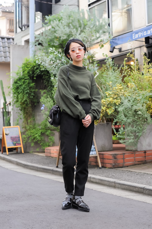 西岡 沙紀さん - アメリカンアパレル(American Apparel)、トーガ(TOGA)｜原宿ストリートスナップ1
