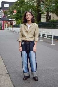 コカブ ミノルさん - 古着(ユーズド)(USED)、オリバーピープルズ(OLIVER PEOPLES)｜原宿ストリートスナップ - 写真1