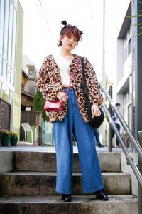 にかさん - ウィゴー(WEGO)、ミッシェルクラン(MICHEL KLEIN)｜原宿ストリートスナップ - 写真1