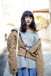 岡田 奈鶴子さん - 古着(ユーズド)(USED)、ザラ(ZARA)｜原宿ストリートスナップ2