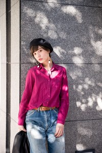 石川 瑠利子さん - スティーブン アラン(Steven Alan)、古着(ユーズド)(USED)｜六本木・広尾ストリートスナップ - 写真3