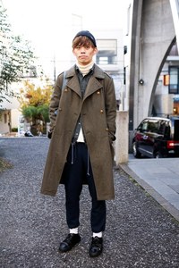 前田 隆太さん - カラー(kolor)、サカイ(sacai)｜原宿ストリートスナップ - 写真1