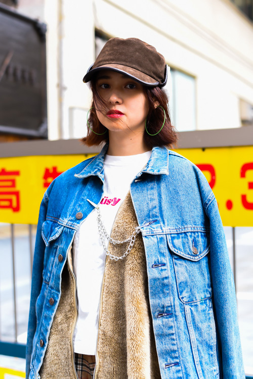 瞳さん - 古着(ユーズド)(USED)、ステューシー(STÜSSY)｜原宿ストリートスナップ - 写真6