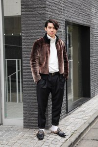 タカギ ツヨシさん - ユニクロ(UNIQLO)、ランバン(LANVIN)｜青山・表参道ストリートスナップ - 写真1