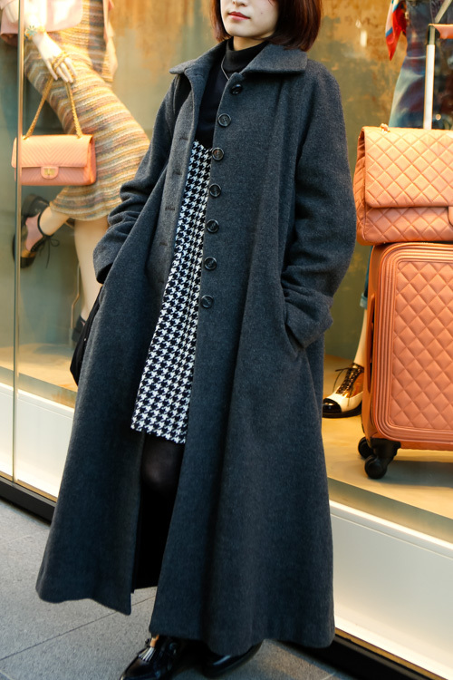 佐々木 結衣さん トータリテ La Totalite 古着 ユーズド Used 原宿ストリートスナップ ファッションプレス