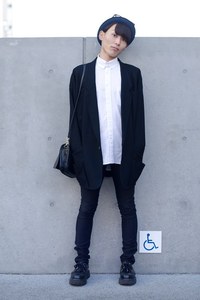 高比良 竜太さん - ディオール オム(DIOR HOMME)、スビ(ksubi)｜渋谷ストリートスナップ - 写真1