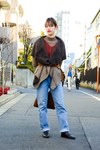 畠山 鈴菜さん - 古着(ユーズド)(USED)、ビームス(BEAMS)｜原宿ストリートスナップ1