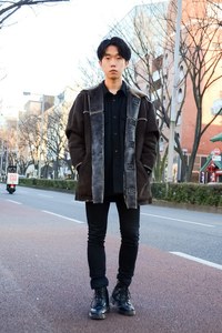 オオクボ ヒデキさん - 古着(ユーズド)(USED)、フィンガリン(PHINGERIN)｜原宿ストリートスナップ - 写真1