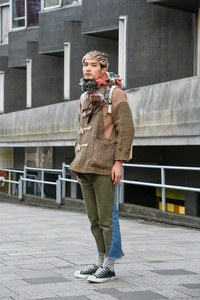 嶋津 一馬さん - コズミックワンダー(COSMIC WONDER)、古着(ユーズド)(USED)｜原宿ストリートスナップ - 写真1