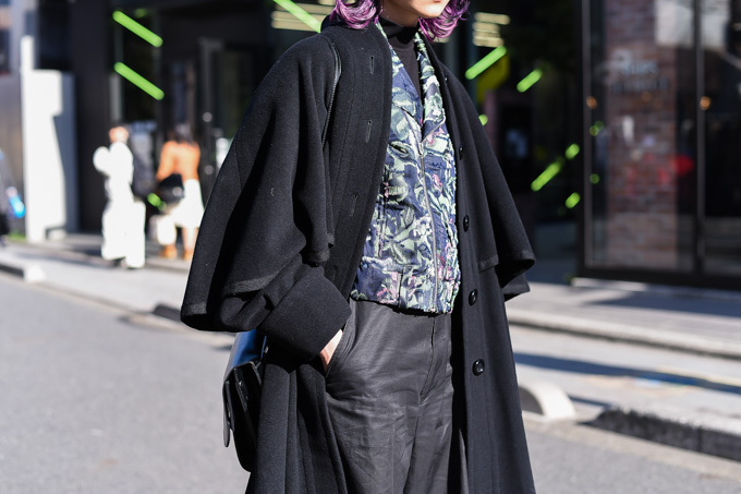 香月さん - イヴ・サンローラン(Yves Saint Laurent)、タロウ ホリウチ(TARO HORIUCHI)｜原宿ストリートスナップ - 写真3