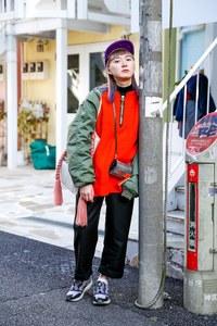 亀山 野々香さん - 古着(ユーズド)(USED)、プーマ(PUMA)｜原宿ストリートスナップ - 写真1