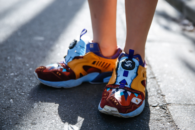 進藤 理恵さん - プーマ(PUMA)、古着(ユーズド)(USED)｜原宿ストリートスナップ - 写真4