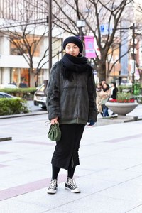 儘田 千里さん - ザラ(ZARA)、コンバース(CONVERSE)｜原宿ストリートスナップ - 写真1