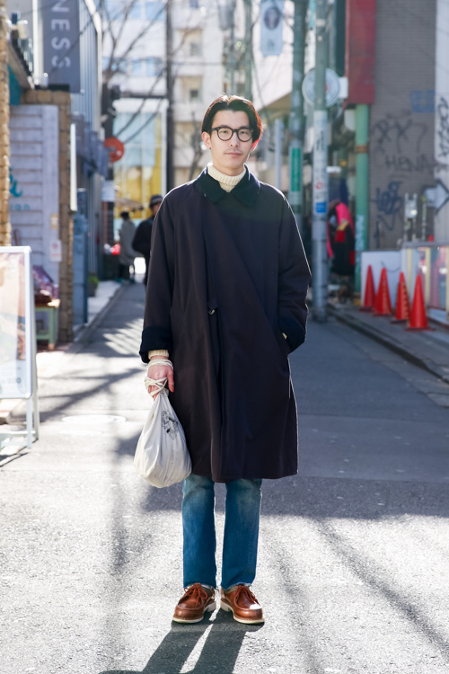 山下 昌寛さん - コモリ(COMOLI)、リーバイス(Levi's)｜原宿ストリートスナップ - 写真1