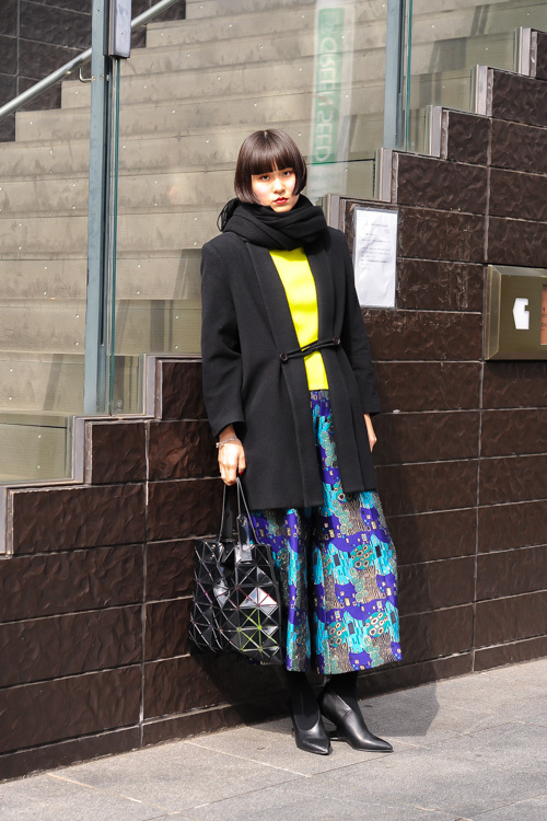 佐々木 紅子さん - 古着(ユーズド)(USED)、プリーツ プリーズ イッセイ ミヤケ(PLEATS PLEASE ISSEY MIYAKE)｜原宿ストリートスナップ - 写真1