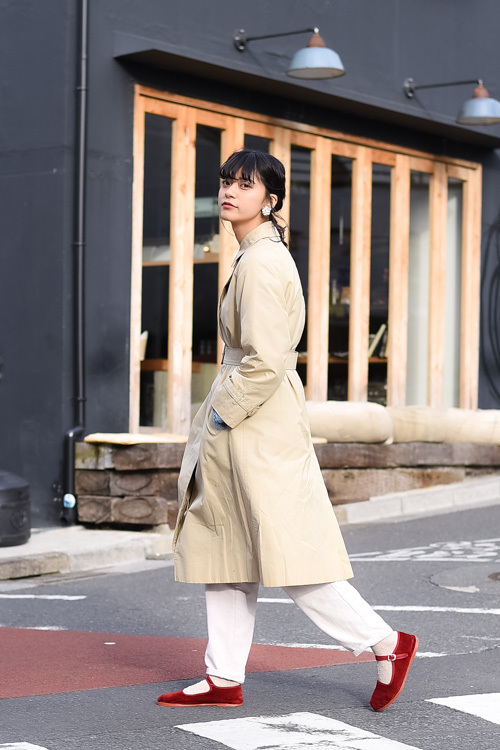 江連 朱佳さん - バーバリー(BURBERRY)、古着(ユーズド)(USED)｜原宿ストリートスナップ - 写真1