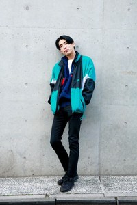 平野　寛太さん - ナイキ(NIKE)、アディダス(adidas)｜青山・表参道ストリートスナップ - 写真1