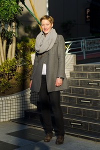 クリスティーナ カスパさん - ユナイテッド カラーズ オブ ベネトン(UNITED COLORS OF BENETTON.)、スウォッチ(Swatch)｜渋谷ストリートスナップ - 写真1