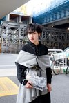 林崎 咲良さん - グリーン(green)、ブラック・コム デ ギャルソン(BLACK COMME des GARÇONS)｜渋谷ストリートスナップ6