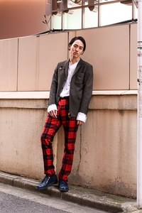 會澤 樹太さん - ユニクロ(UNIQLO)、グッチ(GUCCI)｜原宿ストリートスナップ - 写真1