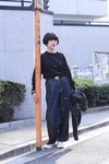 福山 ゆうみさん - 古着(ユーズド)(USED)、ユニクロ(UNIQLO)｜原宿ストリートスナップ1