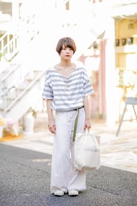 山本 若奈さん - ニコアンド(niko and ...)、古着(ユーズド)(USED)｜原宿ストリートスナップ - 写真1