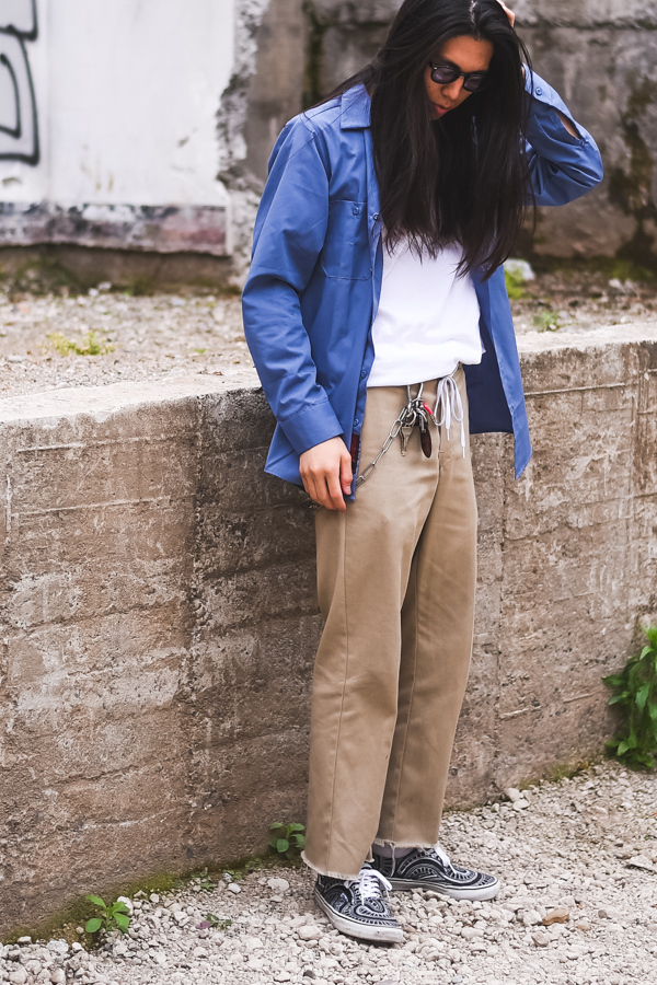 小見野 文也さん - イタリア インディペンデント(italia independent)、ディッキーズ(Dickies)｜原宿ストリートスナップ - 写真3