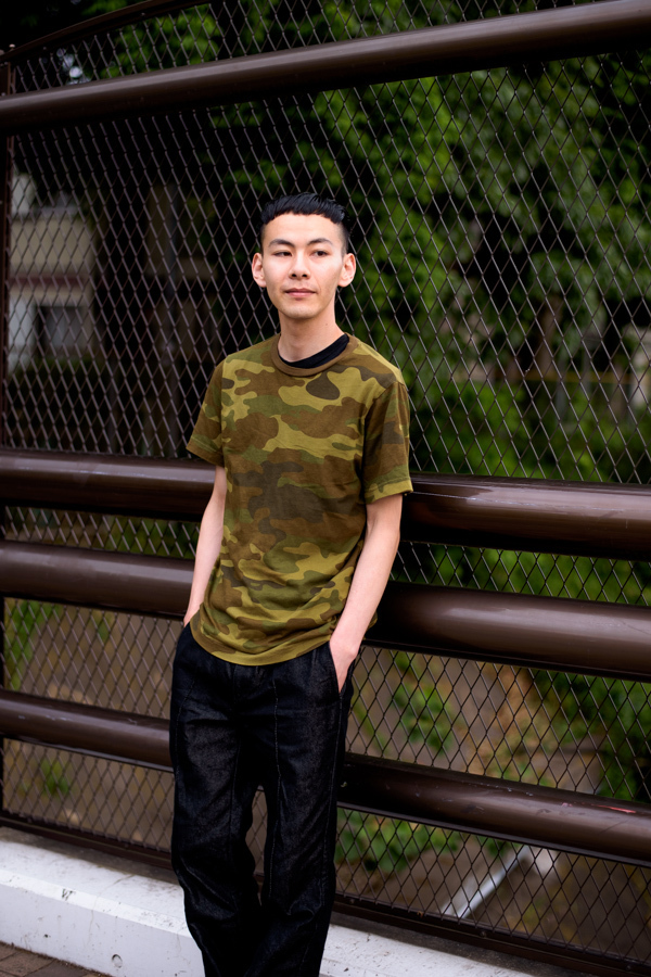 奥川 勝広さん - 古着(ユーズド)(USED)、コム デ ギャルソン・オム プリュス(COMME des GARÇONS HOMME PLUS)｜原宿ストリートスナップ - 写真1