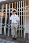木村 祥梧さん - コム デ ギャルソン・オム プリュス(COMME des GARÇONS HOMME PLUS)、イッセイ ミヤケ メン(ISSEY MIYAKE MEN)｜原宿ストリートスナップ1
