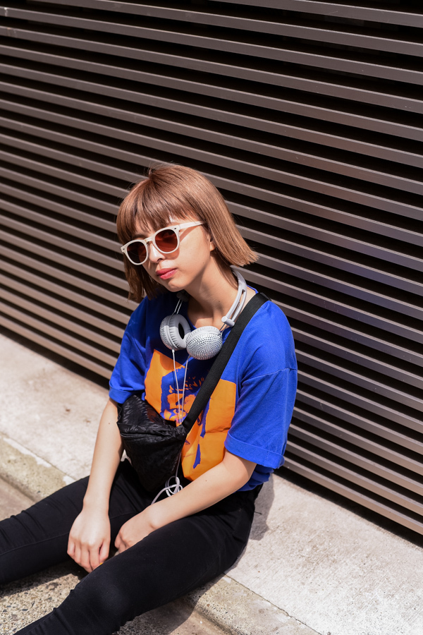 宍倉 伽奈さん - ベルシュカ(Bershka)、古着(ユーズド)(USED)｜青山・表参道ストリートスナップ - 写真5