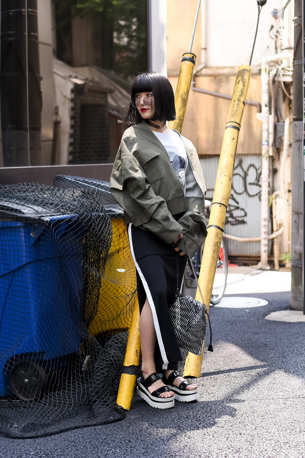平澤 玉妃さん - エルエイチピー(L.H.P)、エックスガール(X-girl)｜原宿ストリートスナップ - 写真1