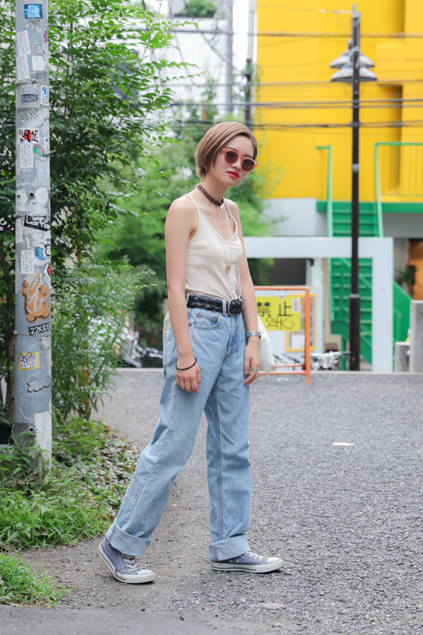 早川 菜月さん - エイチ＆エム(H&M)、リーバイス(Levi's)｜原宿ストリートスナップ - 写真1